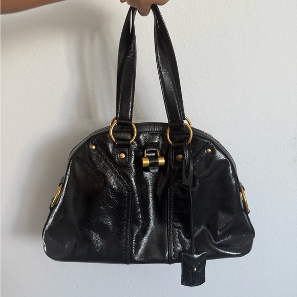Yves Saint Laurent Vintage Muse Patent Leather Medium - Picture 1 of 15
